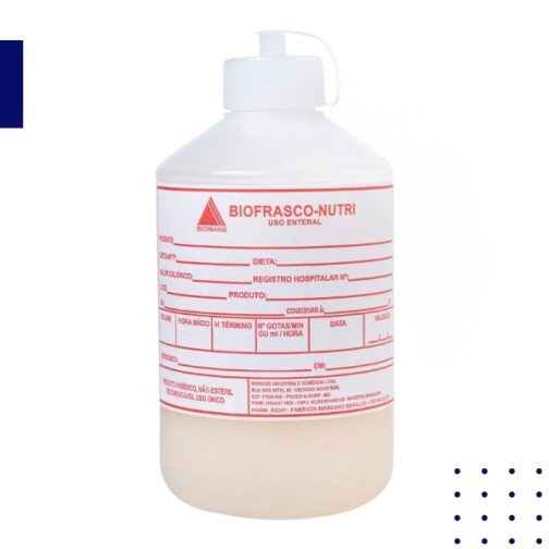 FRASCO PARA NUTRIÇÃO ENTERAL SIST ABERTO 300ML